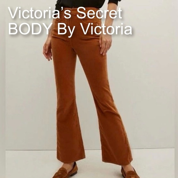 Victoria's Secret Pants - BODY By Victoria “The Christie Fit” Mid Rise Corduroy Blend Dress Pants Size 6